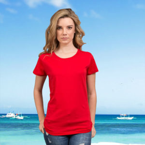 Ladies Sportz Tee Red